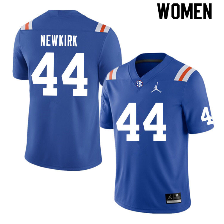 Women #44 Daquan Newkirk Florida Gators College Football Jerseys Sale-Throwback - Click Image to Close